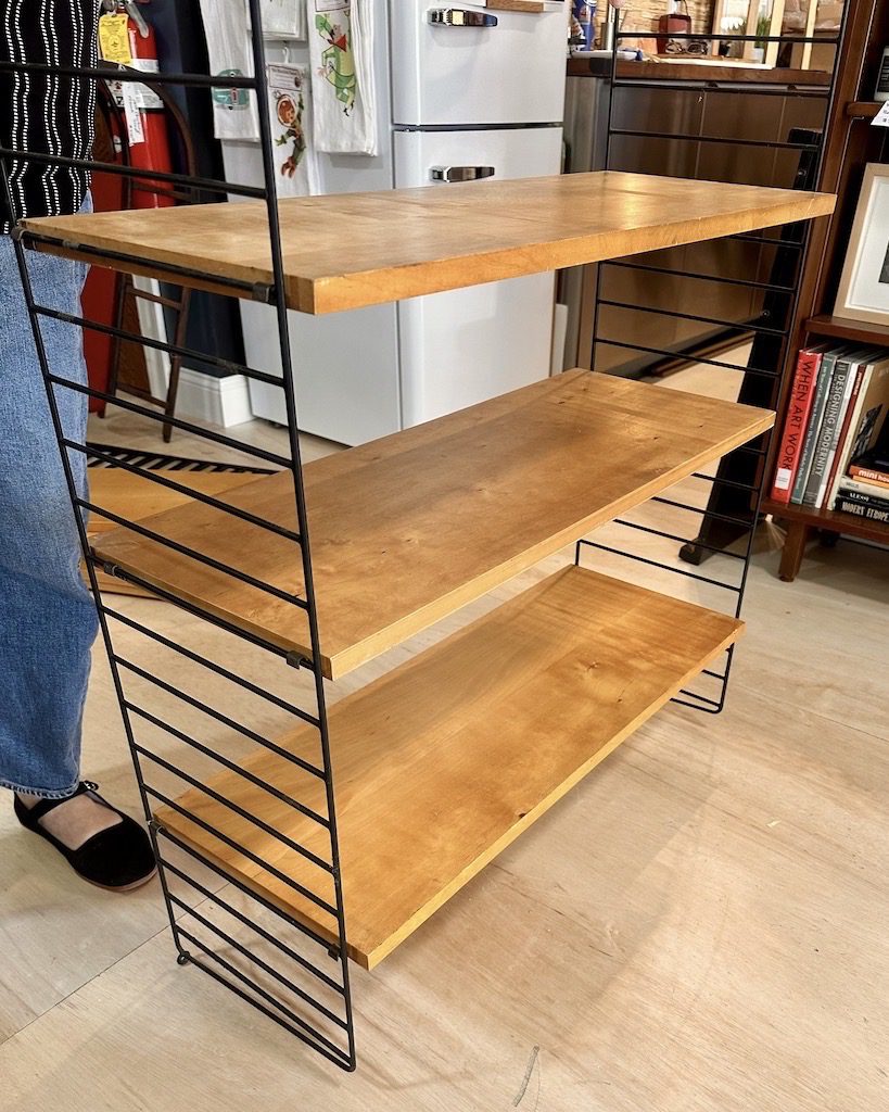 3 Wall "String"Shelving Units by Nils & Kajsa Strinning - Image 3