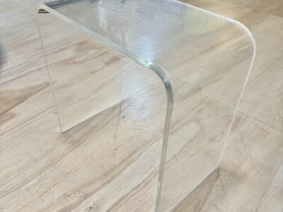 Vintage Lucite Waterfall Side Table