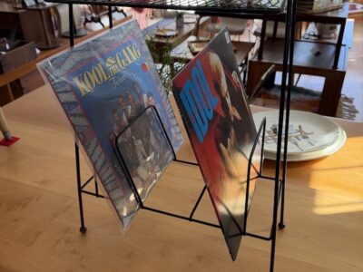 1950s Atomic Wire Record Stand