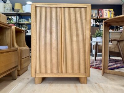 Vintage Tambour Utility Cabinet by Heywood Wakefield