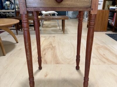 19th Century Sheraton style Stand in Red Paint